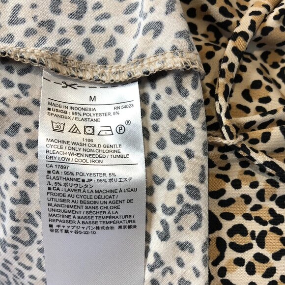 Banana Republic Outlet animal print dress with matching belt, size M - Picture 4 of 4